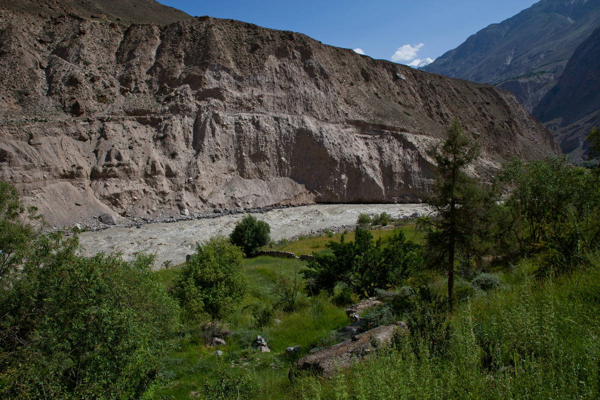     (Skardu)   (Askole).<br>  (Braldu River).