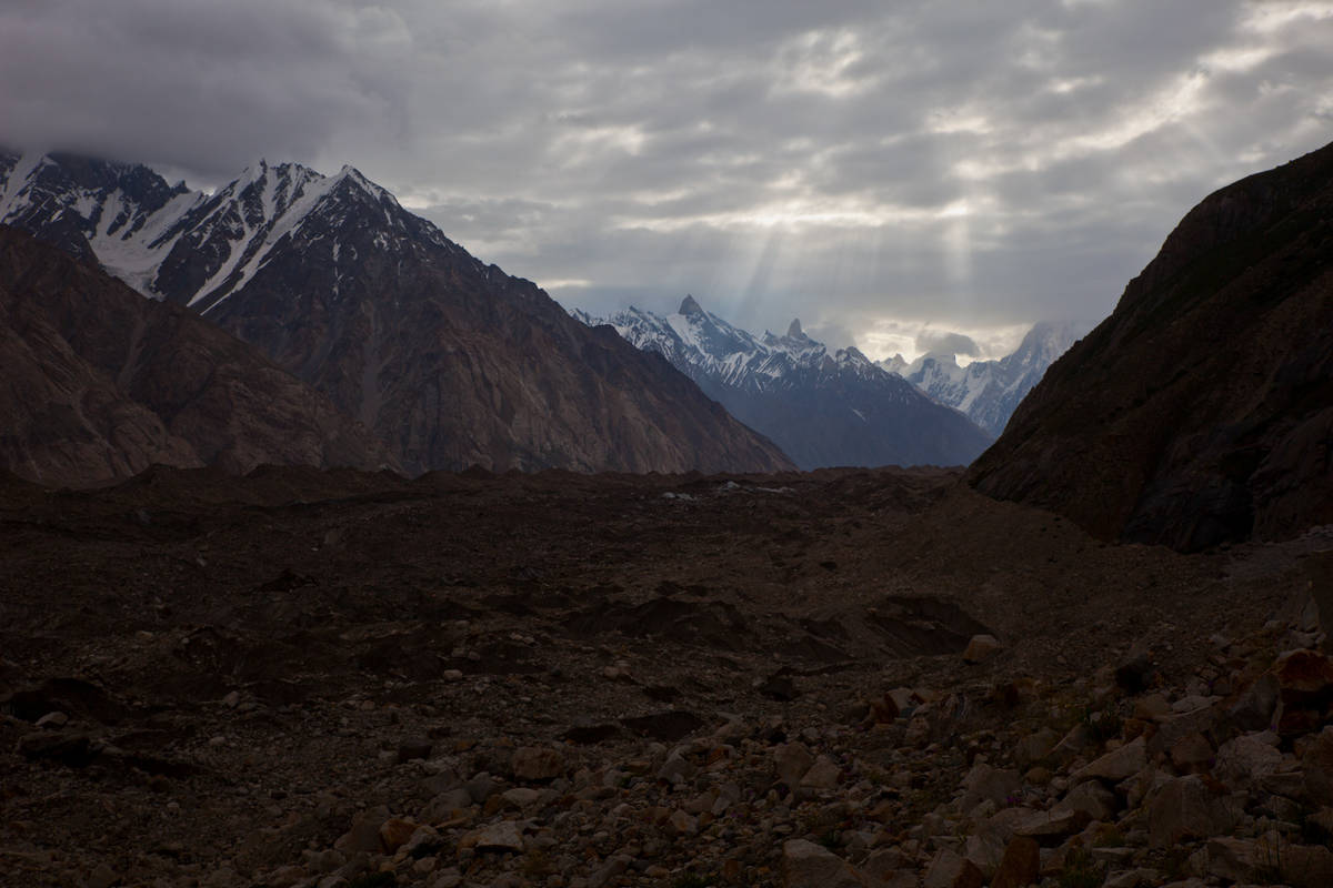      (Baltoro Glacier)       (Urdukas).