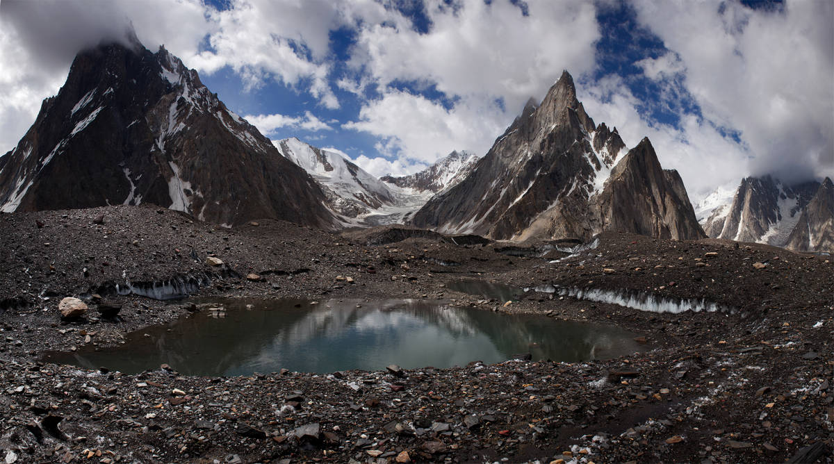      (Nuatuing  Mitre Glacier)  ,     (Baltoro Glacier)    (Concordia).