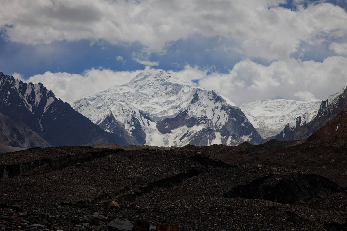      (Baltoro Glacier)    (Concordia).<br>     (Baltoro Kangri 7312,   Golden Throne).