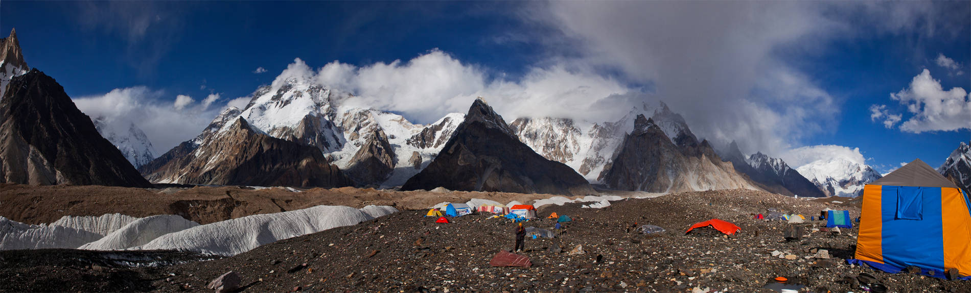      (Concordia)     (Baltoro Glacier)    - (Baltoro Muztagh Range).