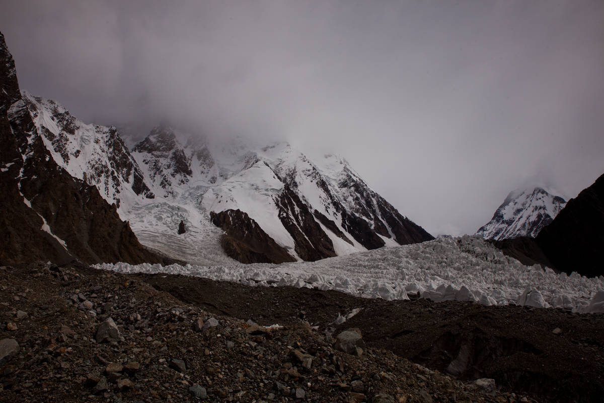      K2 (K2 BC).<br>       (Godwin Austen Glacier).<br>    (Fillipi Glacier)   K2 (Choghori) 8611.