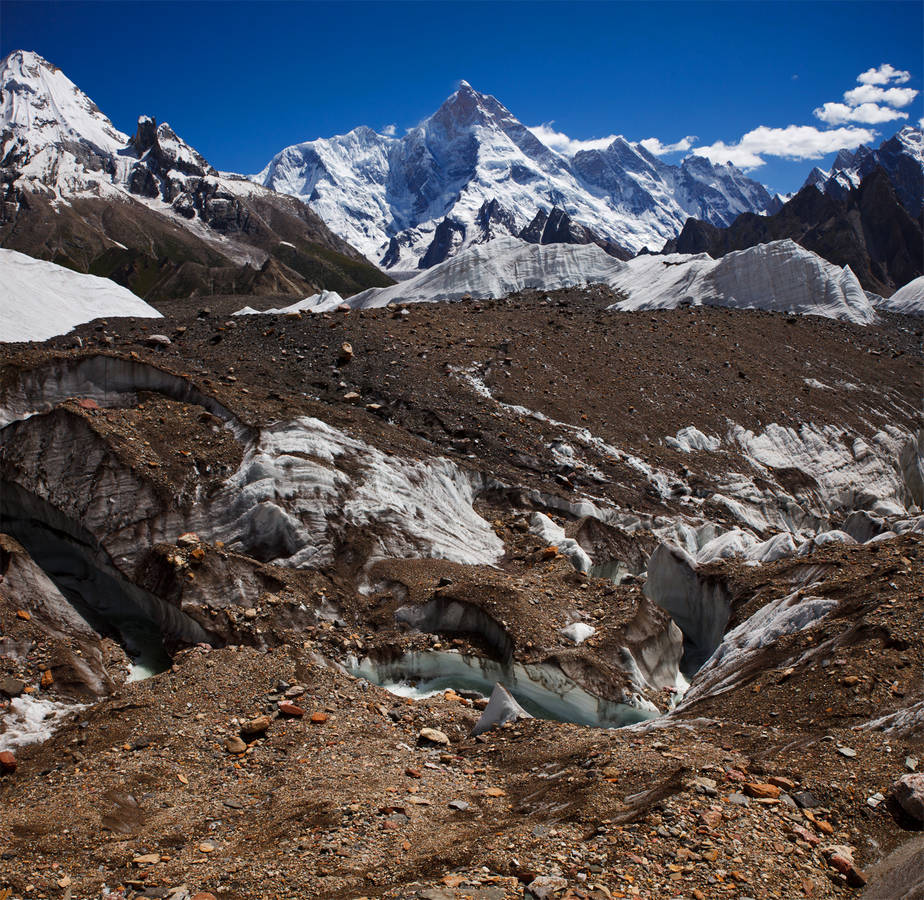        (Baltoro Glacier)    II (Goro II)   I (Goro I).<br>     (Masherbrum) 7821.