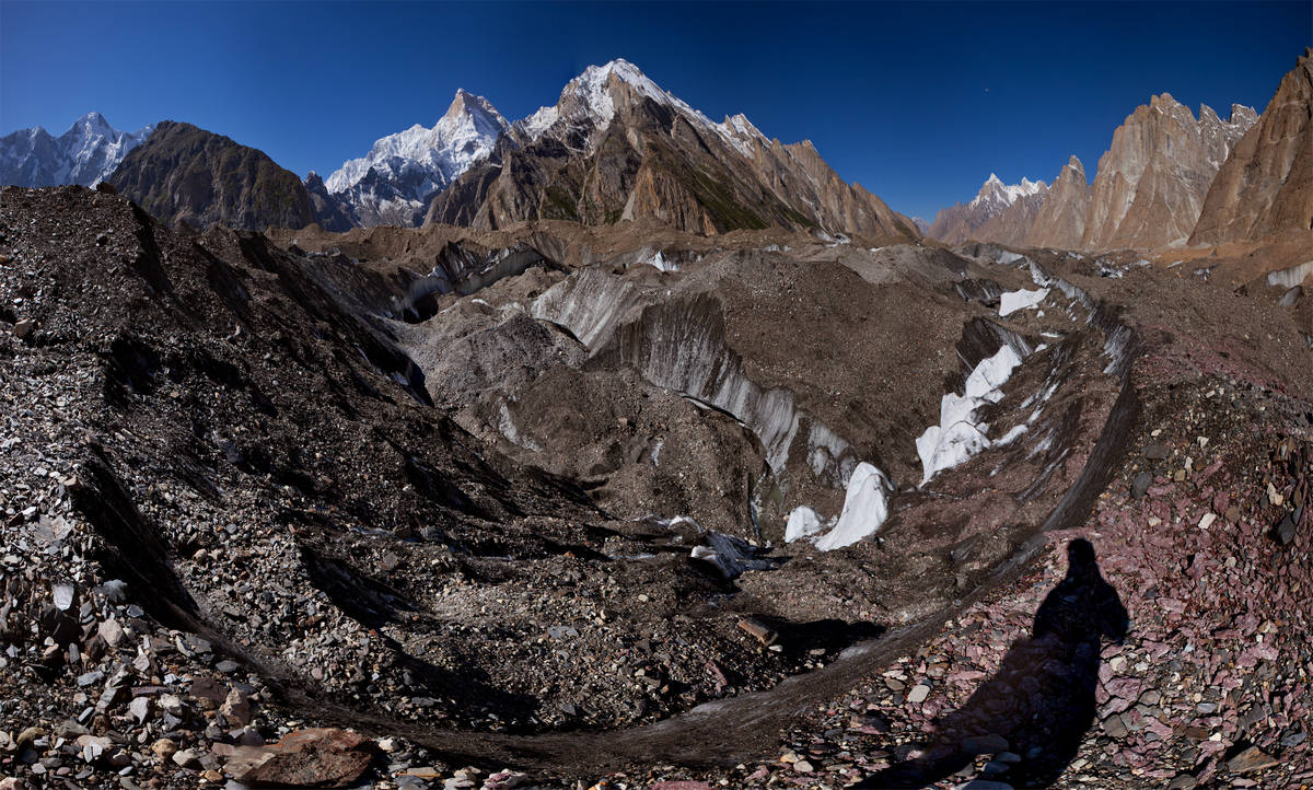     (Baltoro Glacier)    I (Goro I)   (Urdukas).<br>    (Masherbrum).