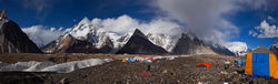      (Concordia)     (Baltoro Glacier)    - (Baltoro Muztagh Range).